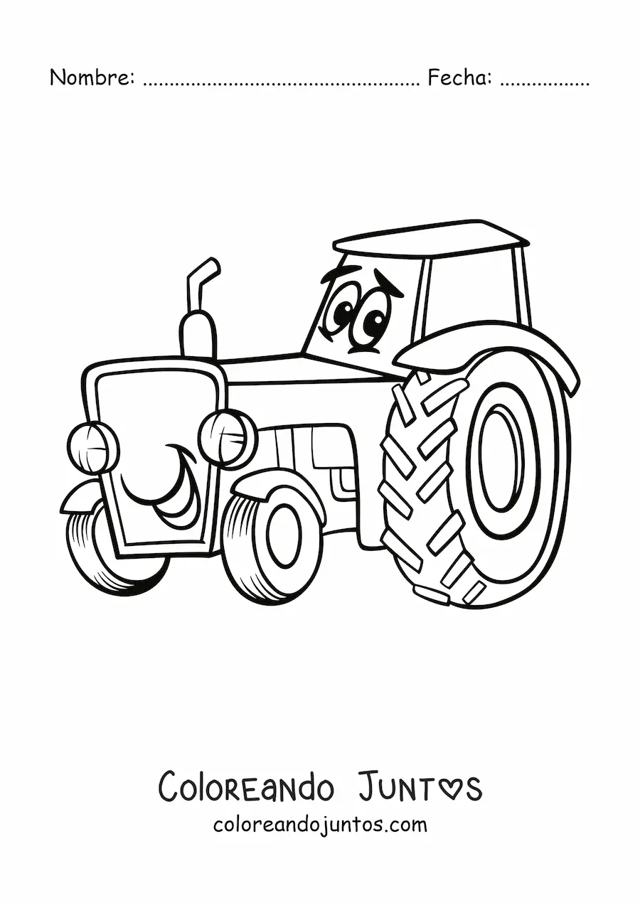 Tractor animado | Coloreando Juntos