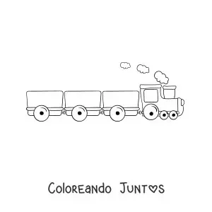 30 Dibujos de Trenes para Colorear ¡Gratis! | Coloreando Juntos