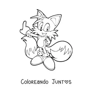 Dibujos para Colorear, Pintar , imprimir..: Sonic y Tails