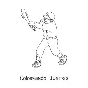 25 Dibujos de Béisbol para Colorear ¡Gratis! | Coloreando Juntos
