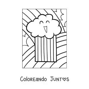 20 Dibujos de Nubes para Colorear ¡Gratis! | Coloreando Juntos