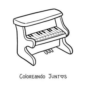 10 Dibujos de Pianos para Colorear ¡Gratis! | Coloreando Juntos