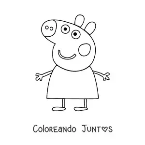 15 Dibujos de Peppa Pig para Colorear ¡Gratis! | Coloreando Juntos