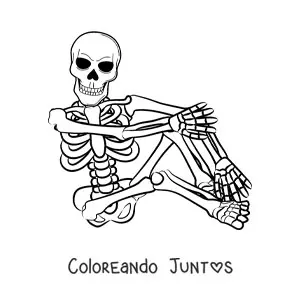15 Dibujos de Esqueletos para Colorear ¡Gratis! | Coloreando Juntos