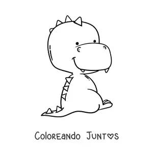 45 Dibujos de Dinosaurios Bebés para Colorear ¡Gratis! | Coloreando Juntos