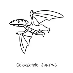 20 Dibujos de Dinosaurios voladores para Colorear ¡Gratis! | Coloreando  Juntos