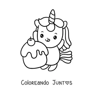 45 Dibujos kawaii de Unicornios para Colorear ¡Gratis! | Coloreando Juntos