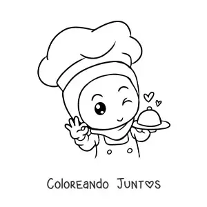 35 Dibujos de Cocineros para Colorear ¡Gratis! | Coloreando Juntos