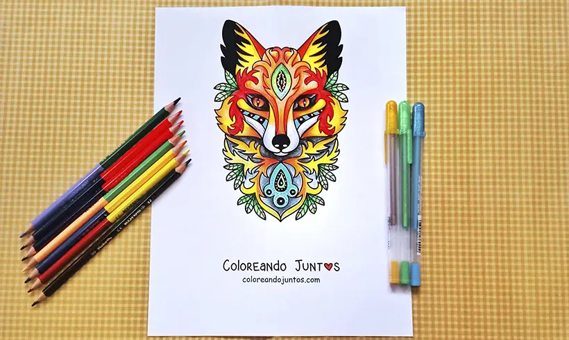 35 Dibujos de Zorros para Colorear ¡Gratis! | Coloreando Juntos