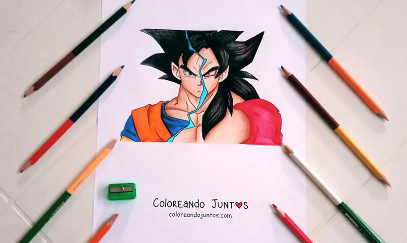 Dibujo de Dragon Ball coloreado por Coloreando Juntos