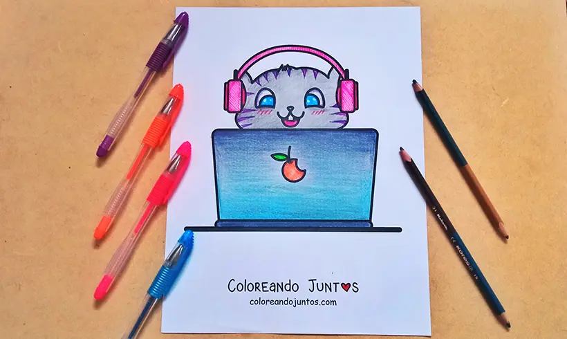 Dibujo de computadora coloreada por Coloreando Juntos