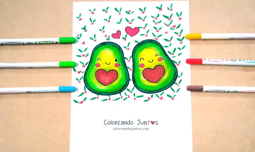100 Dibujos kawaii de Frutas para Colorear ¡Gratis! | Coloreando Juntos