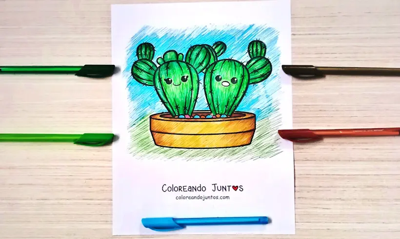 30 Dibujos kawaii de Plantas y Árboles para Colorear ¡Gratis! | Coloreando  Juntos