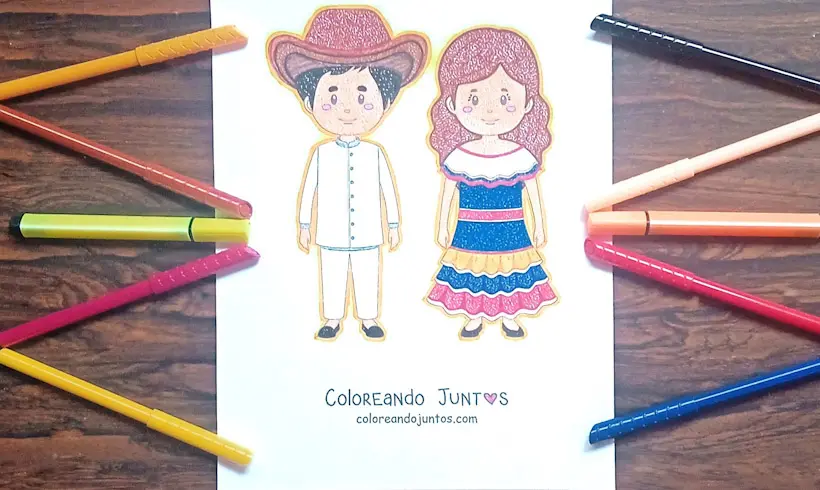 Dibujo de Venezuela coloreada por Coloreando Juntos